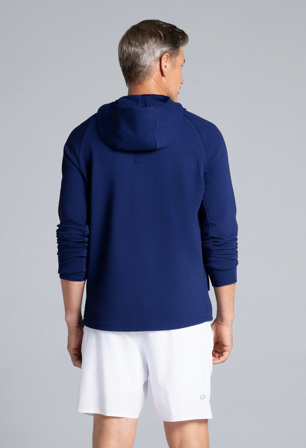 Solid Popcorn Stitch Hoody - 94001